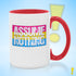 Assume Nothing Pansexual Pride Flag Color Accent Mug